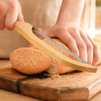 Wooden Bread Slicing Knife With Serrated Teeth Pi-Mart