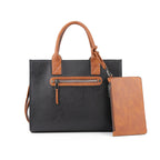 Women tote bag with small pouch, handbag 2 in 1, - SJB-DIAMOND ELITES