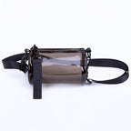 PVC waterproof drum crossbody bag, Transparent small crossbody bag, - SJB-DIAMOND ELITES