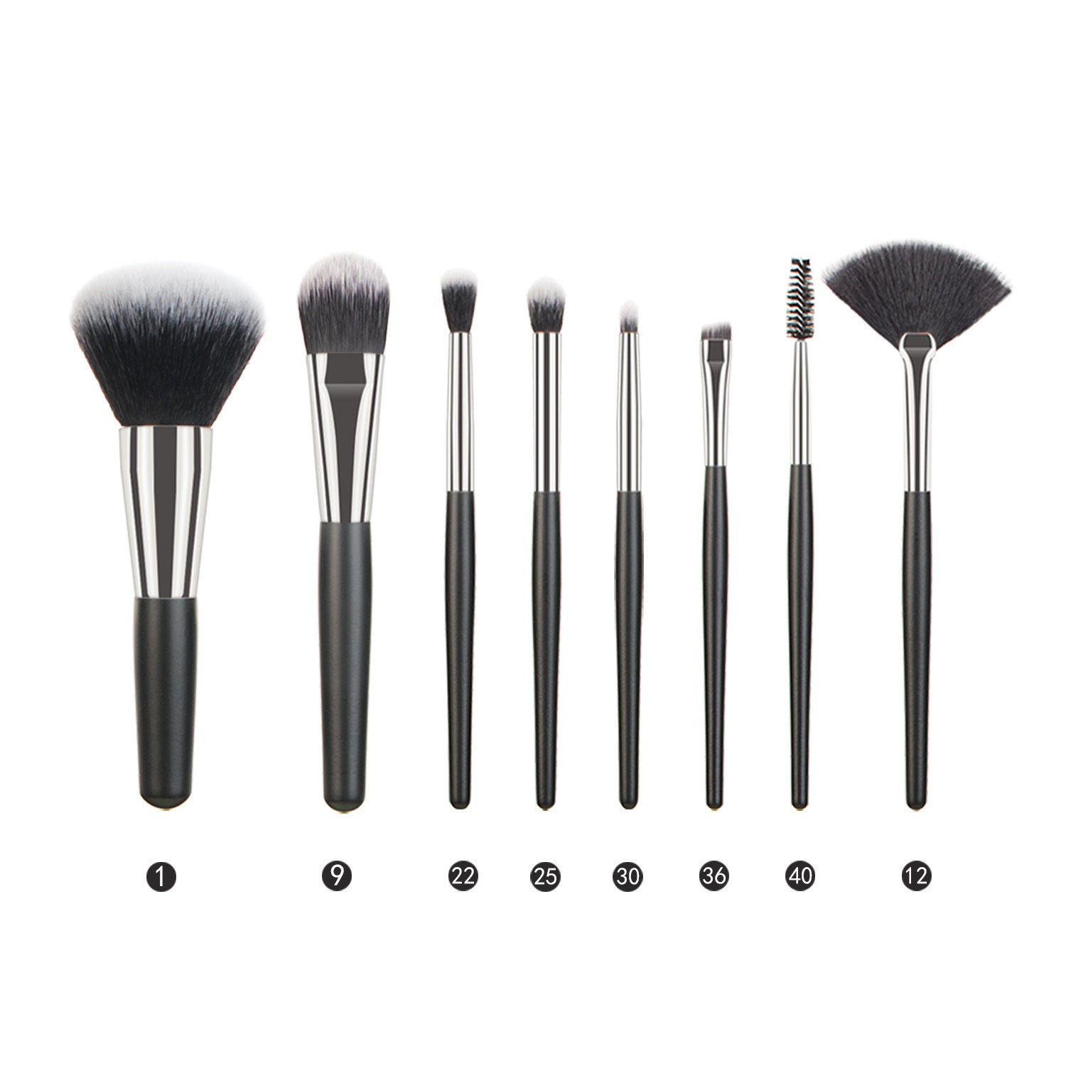 Animal Hair Makeup Brush Full Set Pi-Mart