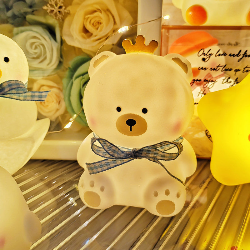 Cartoon Luminous Toy Children Cute Led Small Night Lamp Pi-Mart