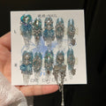 1021-Handmade press on nails fake nails removable