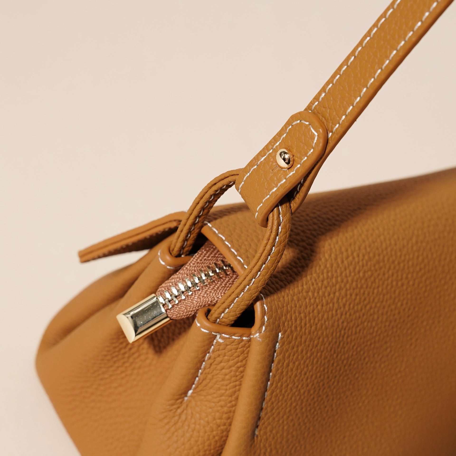 Genuine Leather Women's Bag, Cowhide Small Shoulder Bag, Soft Leather Versatile Simple Solid Color Shoulder Messenger Bag, Small Crossbody Bag for Women with Flaps - SJB-DIAMOND ELITES