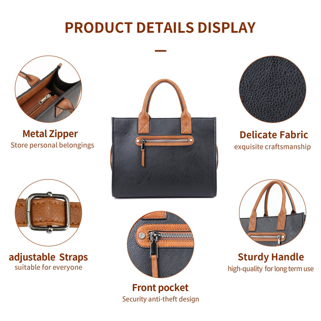 Women tote bag with small pouch, handbag 2 in 1, - SJB-DIAMOND ELITES