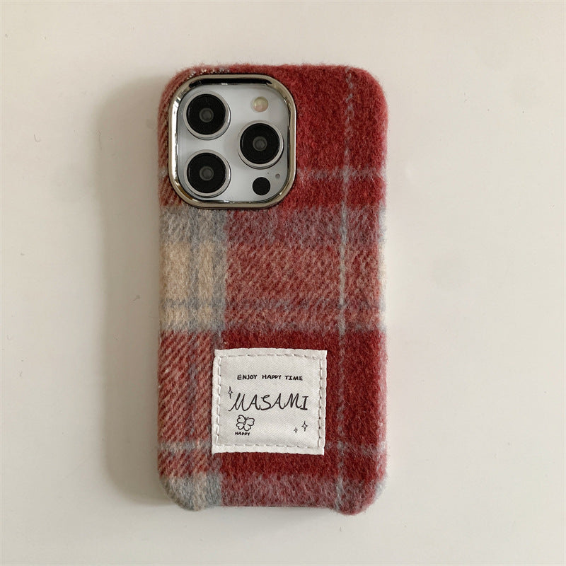 Niche Flannel Plaid Phone Case Pi-Mart