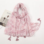 MH071 Cotton And Linen Printed Hijab