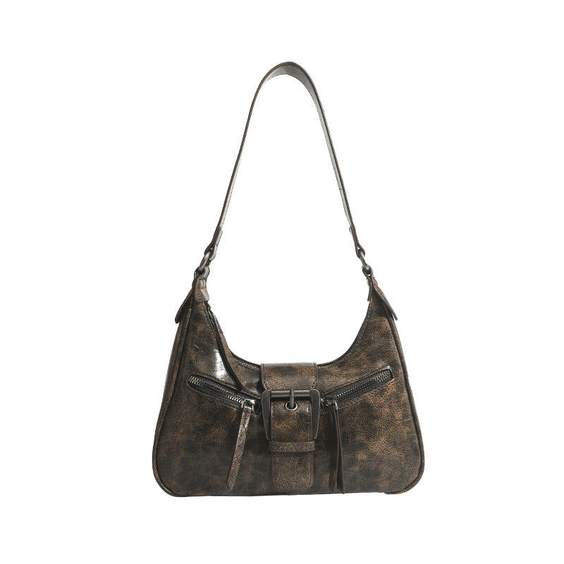 Underarm shoulder  bag, women's retro women's bag shoulder hobo bag, Crossbody shoulder bag, fashion crescent bag