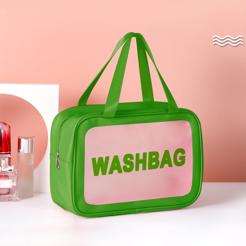 Frosted pu three-piece toilet bag, large-capacity pvc toiletries, translucent cosmetics, portable makeup bags,Makeup bags for women,Large makeup bag,Travel makeup bag, - SJB-DIAMOND ELITES