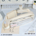 Transparent pencil case, portable tote storage bag, waterproof large-capacity stationery storage box. - SJB-DIAMOND ELITES