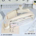Transparent pencil case, portable tote storage bag, waterproof large-capacity stationery storage box. - SJB-DIAMOND ELITES
