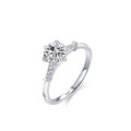 Female Fashion 1 Karat S925 Silver Ring Female Pi-Mart