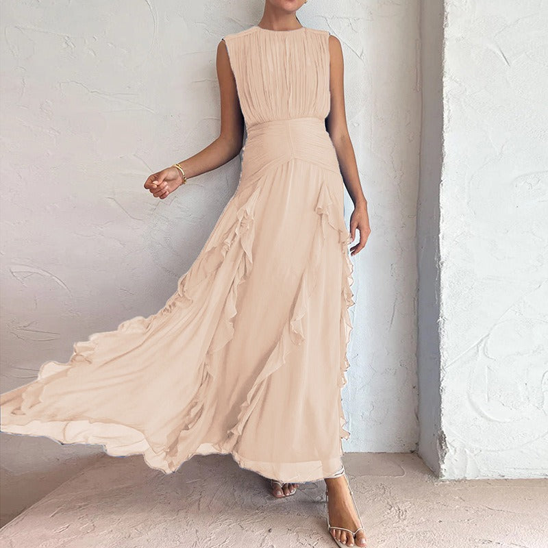French Sexy Elegant Chiffon Dress New Lootquake LLC