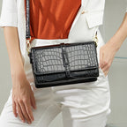 2025 Gradual Change Snakeskin Pattern Small Square Bag Fashionable Atmosphere Physical Women's Bag Buckle Tide Messenger Bag CR21080304 - SJB-DIAMOND ELITES