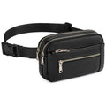 Versatile PU Splicing Fanny Pack – Crossbody Breast Bag, Waist Bag for Travel & Sports, Chest Purse, Belt Bag with Multiple Uses - SJB-DIAMOND ELITES
