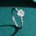 Female Fashion 1 Karat S925 Silver Ring Female Pi-Mart