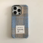 Niche Flannel Plaid Phone Case Pi-Mart
