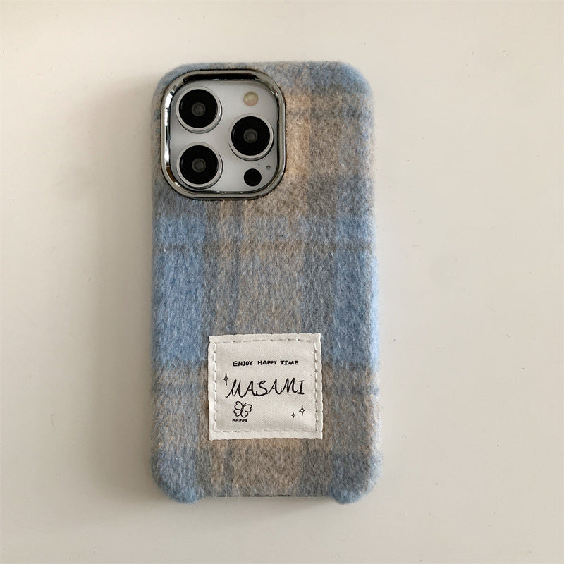 Niche Flannel Plaid Phone Case Pi-Mart