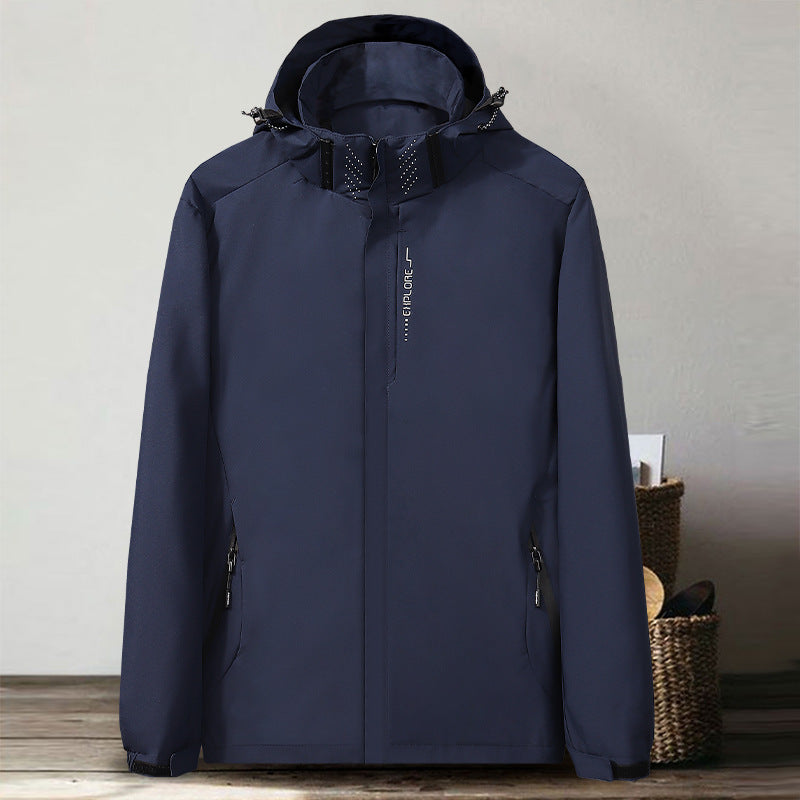 Thin Shell Jacket Waterproof Windbreaker Jacket Pi-Mart