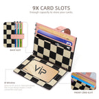 Small card bag female, exquisite high-end compact driver's license card holder, multi-functional canvas ultra-thin card holder - SJB-DIAMOND ELITES