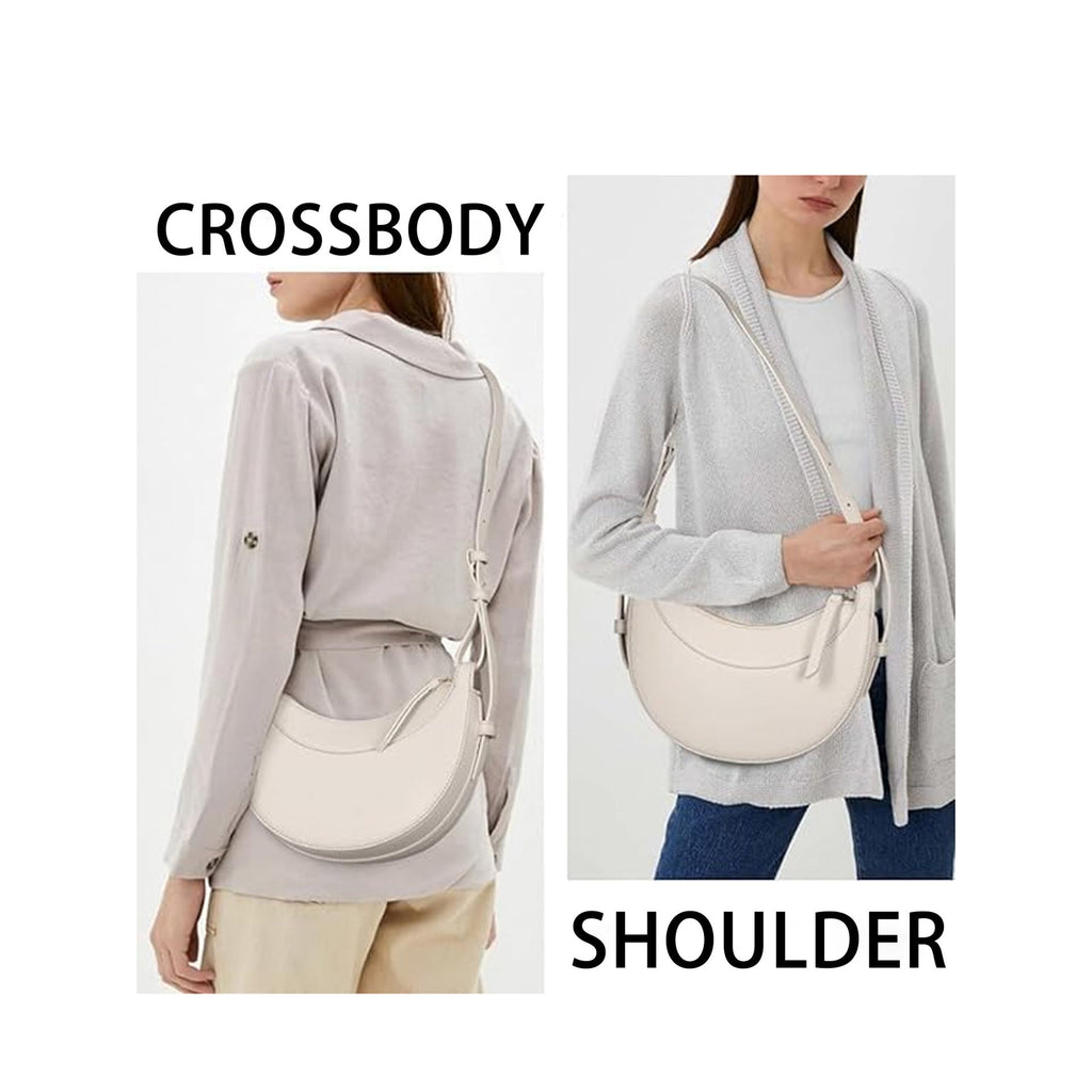 Half moon bag, adjustable shoulder strap crossbody shoulder bag for women, crescent bag, triple use underarm bag, hobo bag for women, - SJB-DIAMOND ELITES