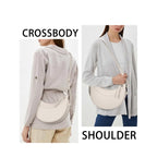 Half moon bag, adjustable shoulder strap crossbody shoulder bag for women, crescent bag, triple use underarm bag, hobo bag for women, - SJB-DIAMOND ELITES