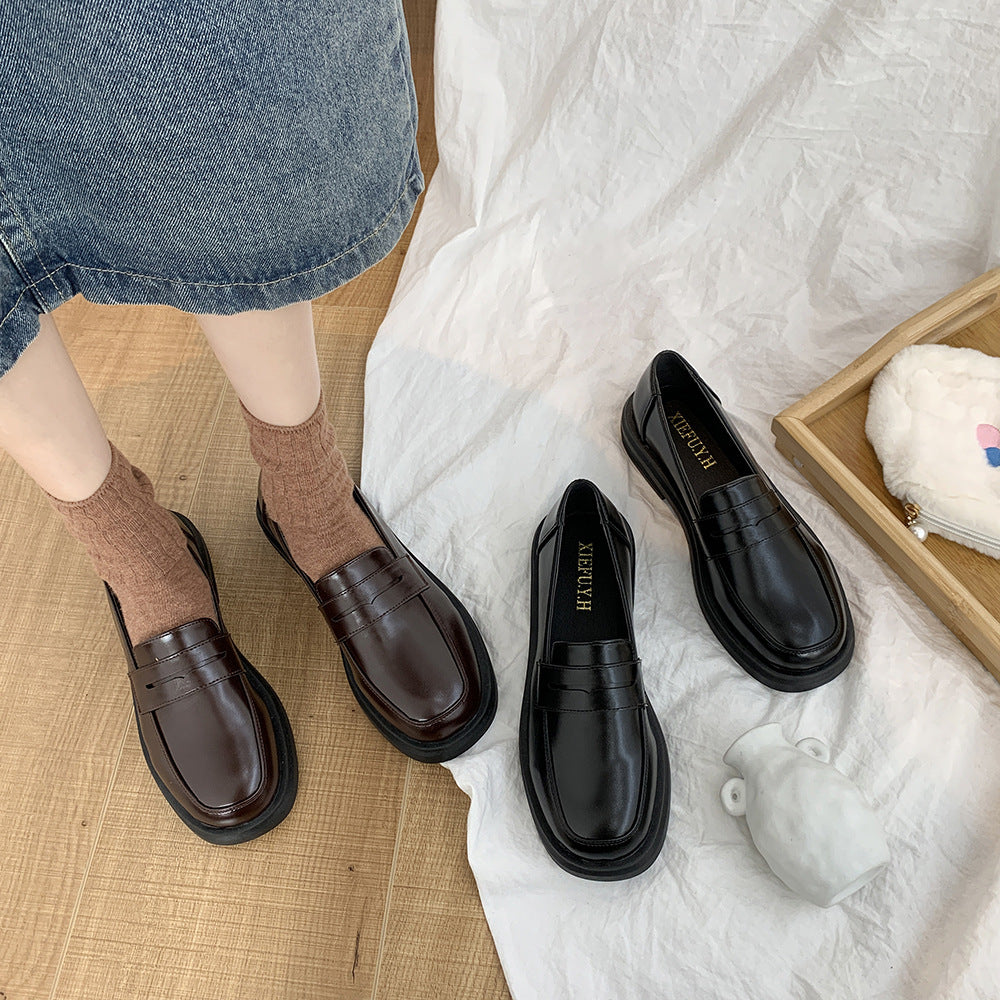 Surround Toe Leather Shoes Retro Western Loafers Style SH08210502 - SJB-DIAMOND ELITES