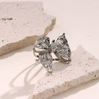 Versatile Accent Embroidered Bow Hijab Ring (MAC340)