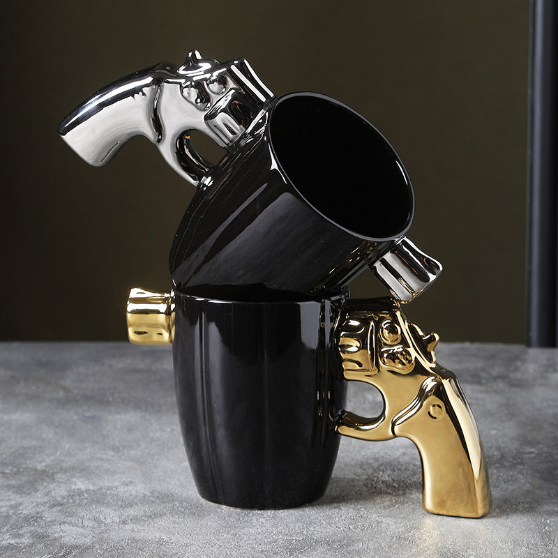 Creative Fiveshooter Ceramic Explosion-proof Mug Pi-Mart