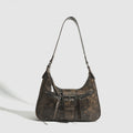 Underarm shoulder  bag, women's retro women's bag shoulder hobo bag, Crossbody shoulder bag, fashion crescent bag