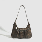 Underarm shoulder  bag, women's retro women's bag shoulder hobo bag, Crossbody shoulder bag, fashion crescent bag