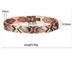 MAC083 Leaf Brushed Creative Magnet Bracelet - SJB-DIAMOND ELITES