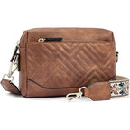 Quilted embroidered grid color matching small women crossbody bag, simple small square bag, shoulder messenger bag - SJB-DIAMOND ELITES