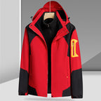 Three-in-one Removable Liner With Velvet Thickening Windproof Waterproof Jacket Pi-Mart