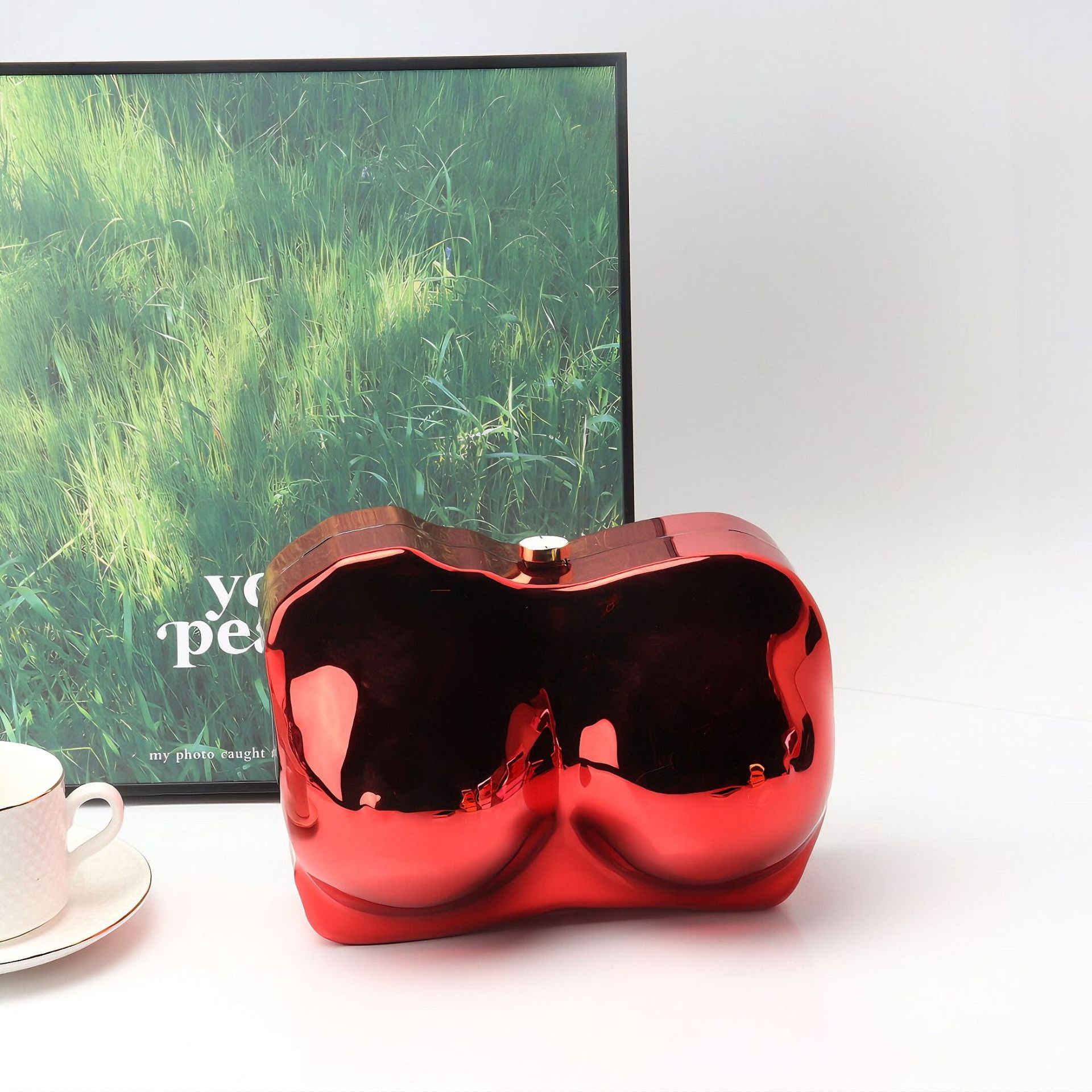 Elegant Irregular Acrylic Shaped Bag – Stylish evening Clutch Purse Perfect for Parties, Proms, and Weddings - SJB-DIAMOND ELITES