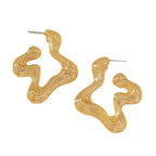 Retro Style Exaggerated Earrings Female European And American Style Pi-Mart