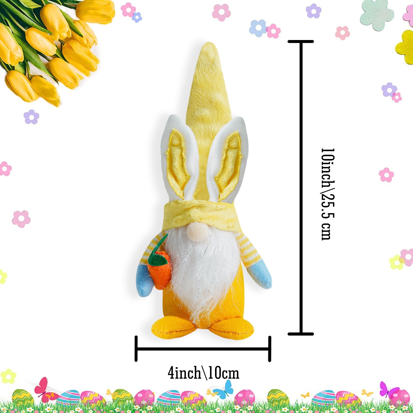 Easter Faceless Elderly Doll Ornaments Atmosphere Layout Pi-Mart