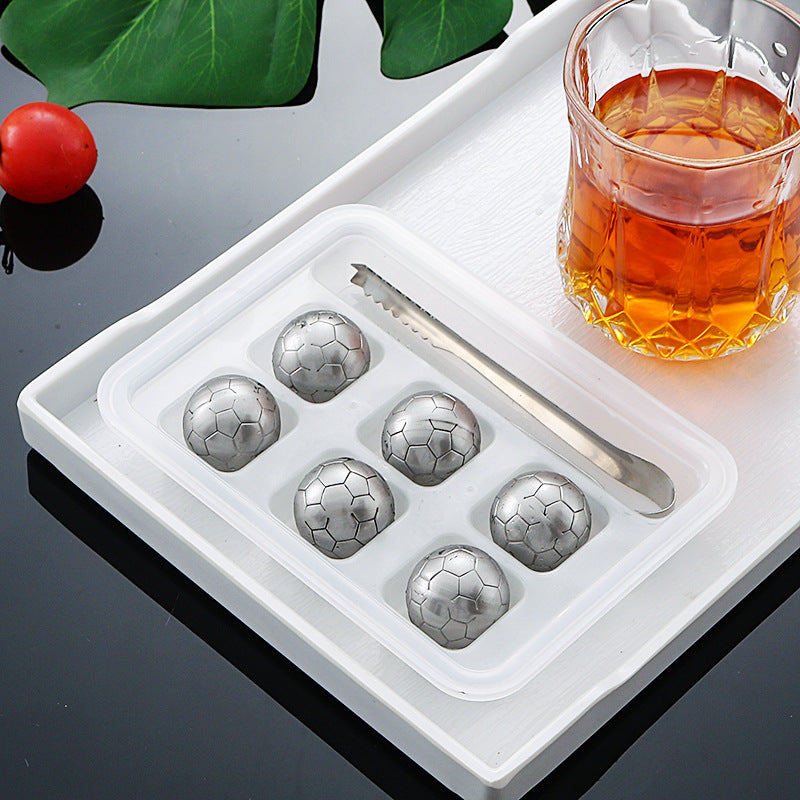 Stainless Steel Ice Particles Whisky Stone Bar Whiskey Cooling Wine Set Can Be Recycled Pi-Mart
