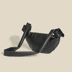 Women small crossbody design bag, women's autumn and winter fashion women's bag, croissant texture shoulder bag, crossbody armpit bag