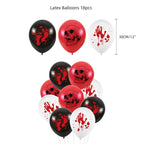 Halloween horror-themed haunted house holiday party decoration set flag background cloth card balloon honeycomb ornament - SJB-DIAMOND ELITES