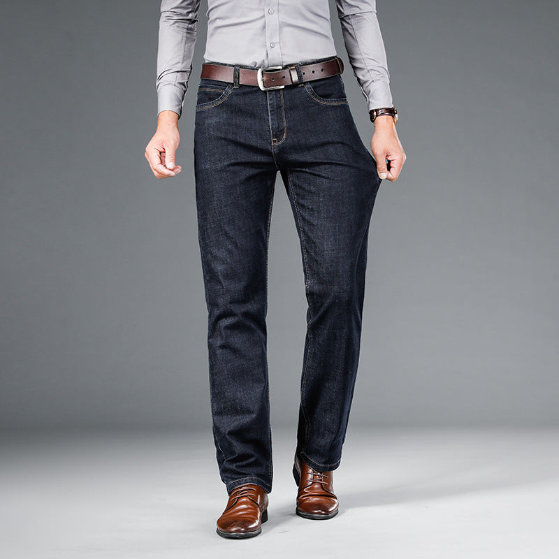 Loose Straight Business Washed Jeans Lootquake LLC
