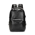 Boutique Men's Backpack Fashion Business Fan Large Capacity Soft Leather Backpack Travel Men's Short-haul School Bag MB21080302 - SJB-DIAMOND ELITES