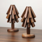 Black Walnut Solid Wood Table Decoration A Tree Anti-scald Thermal Pad Pi-Mart