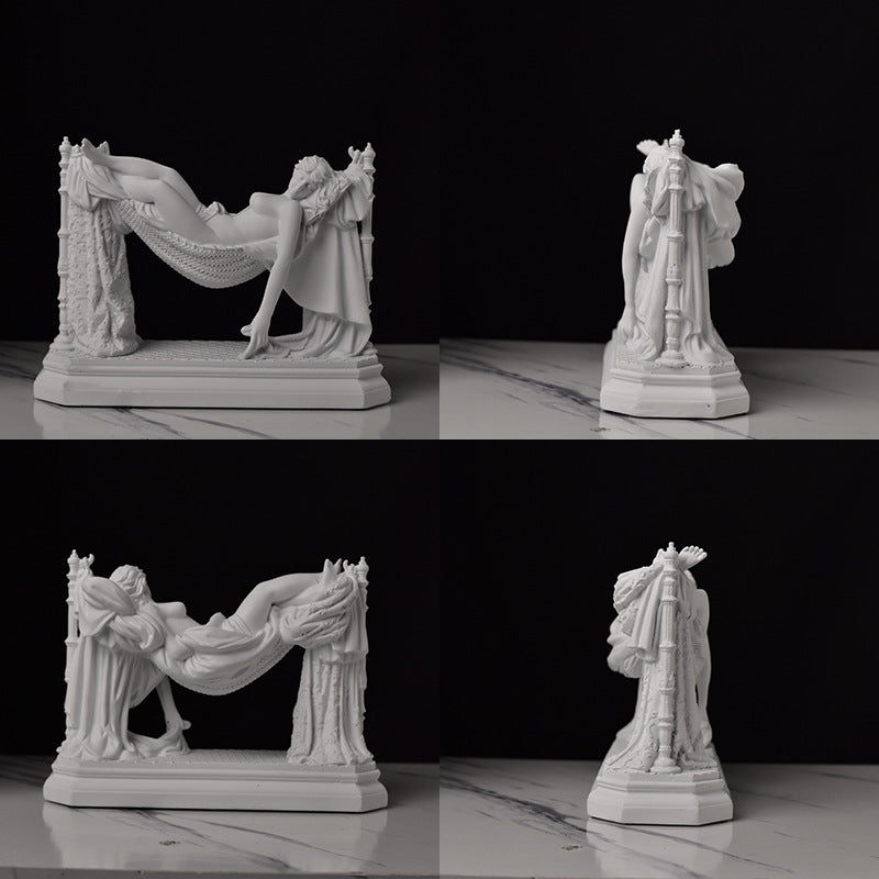 Classical Greek Goddess Statues - Small Artistic Figurines, Venus Sculptures for Office Bookcases and Living Room Decor Lootquake LLC