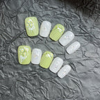 1003- Handmade press on nails fake nails removable