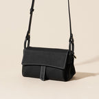 Genuine Leather Women's Bag, Cowhide Small Shoulder Bag, Soft Leather Versatile Simple Solid Color Shoulder Messenger Bag, Small Crossbody Bag for Women with Flaps - SJB-DIAMOND ELITES