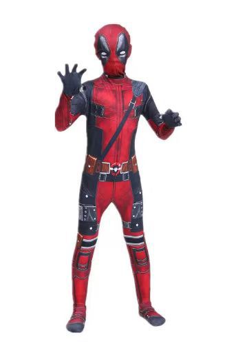 Deadpool tights kids costumes cosplay halloween Deadpool dance clothes anime costumes men - SJB-DIAMOND ELITES