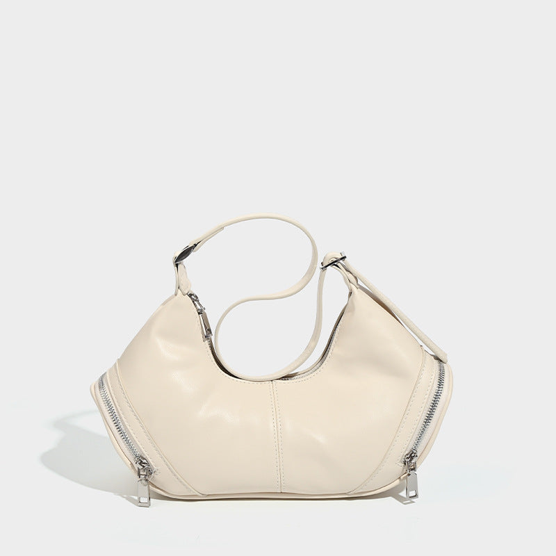 Stylish vintage zip pocket locomotive bag, shoulder bag, hobo bag casual, underarm bag - SJB-DIAMOND ELITES