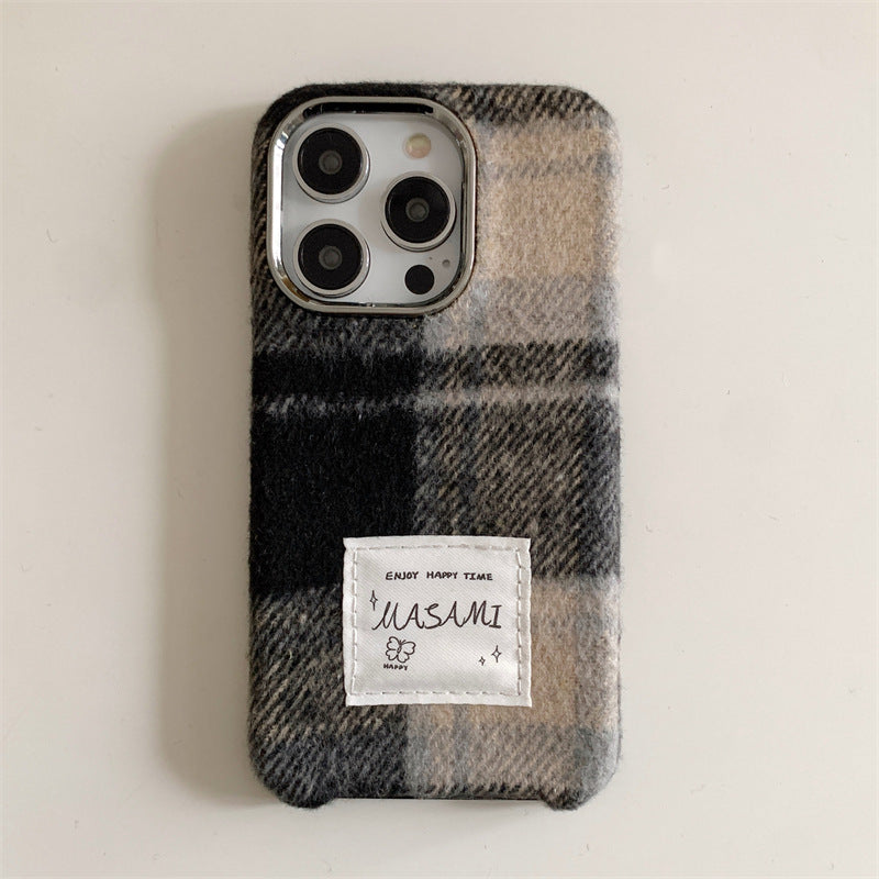 Niche Flannel Plaid Phone Case Pi-Mart