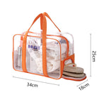 Waterproof beach bag, wet and dry separation fitness bag, toiletry bag, storage goggles, swimsuit swimming bag, Transparent Cosmetic Bag, - SJB-DIAMOND ELITES