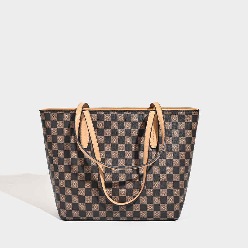 Light luxury oversized shopping bag, women's versatile portable tote bag, shoulder bag - SJB-DIAMOND ELITES